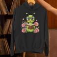 Bookworm Costume Kawaii Reading Worm For World Book Day Unisex Hoodie