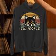 Cat Eww People Introvert Meme Women Men Kids Unisex Hoodie