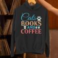 Cats Books And Coffee Unisex Hoodie