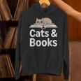 Cats And Books Unisex Hoodie Cats And Books Unisex Hoodie