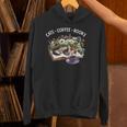 Cats Coffee Books Unisex Hoodie
