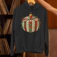Christmas Book Ornament Lights Holiday Reading Lover Teacher Unisex Hoodie