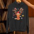 Christmas Librarian Reindeer Xmas Book Teachers Love Reading Unisex Hoodie