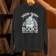 Christmas Reading Snowman So Many Books Men Women Kids Unisex Hoodie