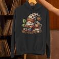 Coffee And Book Reading Accessories For Book Lovers Gnome Unisex Hoodie