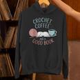 Coffee Crochet Good Book Bookish Yarn Crafter Unisex Hoodie Coffee Crochet Good Book Bookish Yarn Crafter Unisex Hoodie