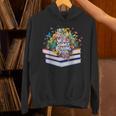 Color Our World Summer Reading 2025 Cute Book Wildflowers Unisex Hoodie