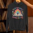 Color Our World Summer Reading 2025 Rainbow Art Book Unisex Hoodie