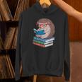 Cool Hedgehog Book Nerd Readers Unisex Hoodie Cool Hedgehog Book Nerd Readers Unisex Hoodie