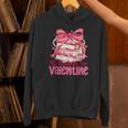 Coquette Bow All Booked For Valentine Book Lover Bookish Unisex Hoodie