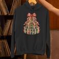 Coquette Christmas Book Tree Xmas Lights Librarian Teacher Unisex Hoodie Coquette Christmas Book Tree Xmas Lights Librarian Teacher Unisex Hoodie