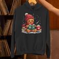 Cozy Gingerbread Christmas Reading Book Xmas Snowflakes Fall Unisex Hoodie Cozy Gingerbread Christmas Reading Book Xmas Snowflakes Fall Unisex Hoodie
