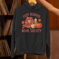 Cozy Readers Book Society Teacher Reading Floral Pumpkin Tee Unisex Hoodie