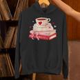 Cute Books And Coffee Crochet Valentines Day Tee For Couples Unisex Hoodie Cute Books And Coffee Crochet Valentines Day Tee For Couples Unisex Hoodie