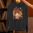 Cute Christmas Books Gingerbread Xmas Book Lover Teacher Unisex Hoodie Cute Christmas Books Gingerbread Xmas Book Lover Teacher Unisex Hoodie