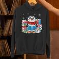 Cute Christmas A Penguin Reading Book Snowflake Hot Teacher Unisex Hoodie Cute Christmas A Penguin Reading Book Snowflake Hot Teacher Unisex Hoodie