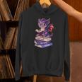 Cute Dragon Read Books Be Kind Stay Weird Book Lover Unisex Hoodie
