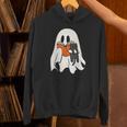 Cute Ghost Cat Reading Book Spooky Season Halloween Costume Unisex Hoodie Cute Ghost Cat Reading Book Spooky Season Halloween Costume Unisex Hoodie