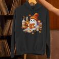 Cute Ghost Reading Book Lovers Halloween Pumpkin Women Girls Unisex Hoodie