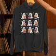 Cute Ghost Reading Book Lovers Halloween Ghost Unisex Hoodie
