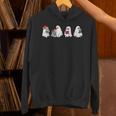 Cute Ghosts Reading Books Lover Spooky Season Halloween Unisex Hoodie