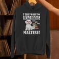 Cute Glasses Read Books & Pet My Maltese Lover Unisex Hoodie