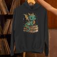 Cute Kawaii Dragon Fantasy Book Lover Book Nerd Unisex Hoodie
