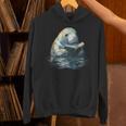 Cute Manatee Reading Book Bookworm Readers Manatee Lover Unisex Hoodie Cute Manatee Reading Book Bookworm Readers Manatee Lover Unisex Hoodie