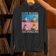 Cute Penguin Reading Book School Librarian Teacher Student Unisex Hoodie