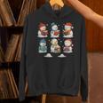 Cute Snowman Reading Books Christmas Winter Book Lover Unisex Hoodie Cute Snowman Reading Books Christmas Winter Book Lover Unisex Hoodie