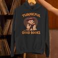 Cute Thanksgiving Teacher Librarian Thankful Reading Books Unisex Hoodie Cute Thanksgiving Teacher Librarian Thankful Reading Books Unisex Hoodie