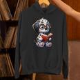 Dalmatian Reading a Book Dog Unisex Hoodie
