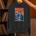 Dead Roast Coffee Comic Book Cover Style Skeleton Barista Unisex Hoodie