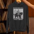 Defend Your Local Library Knight Cat Rider Book Lover Unisex Hoodie Defend Your Local Library Knight Cat Rider Book Lover Unisex Hoodie