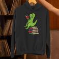 Dino Reading Read Reading Librarian Book Men Boys Kids Unisex Hoodie Dino Reading Read Reading Librarian Book Men Boys Kids Unisex Hoodie