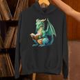 Dragon With Book Unisex Hoodie Dragon With Book Unisex Hoodie