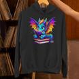 Dragon Reading a Book Bookworm Book Unisex Hoodie