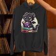 Dragon Reading A Book Cute Bookworm Book Lover Unisex Hoodie
