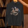 Dragon Silhouette Books Librarian Bookworm Women Men Kids Unisex Hoodie