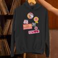 Dungeon Crawler Carl Colorful Sticker Collage LitRPG Book Unisex Hoodie Dungeon Crawler Carl Colorful Sticker Collage LitRPG Book Unisex Hoodie