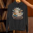 Easily Distracted By Books Book Wildflowers Book Lovers Unisex Hoodie