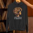 Education Is Freedom Afro Woman Book Illustration Unisex Hoodie