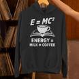 EMC2 Energy Milk x Coffee Science Book Math Lover Unisex Hoodie