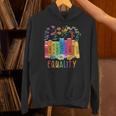 Equality Book LGBTQ Wildflowers Equal Rights Gay Kindness Unisex Hoodie