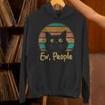 Ew People Retro Cat Lover Social Introvert Unisex Hoodie