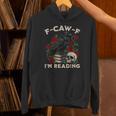 F-CAW-F I'm Reading Crow Book Lover Introvert Meme Unisex Hoodie F-CAW-F I'm Reading Crow Book Lover Introvert Meme Unisex Hoodie