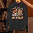 Fall In Love With Reading Autumn Pumpkin Teacher Book Lover Unisex Hoodie Fall In Love With Reading Autumn Pumpkin Teacher Book Lover Unisex Hoodie