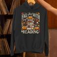 Fall In Love With Reading Book Autumn Pumpkins And Teachers Unisex Hoodie