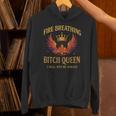Fire Breathing Bitch Queen I Will Not Be Afraid Fantasy Book Unisex Hoodie