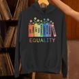 Floral Book Equality Human Rights Social Justice Peace Love Unisex Hoodie Floral Book Equality Human Rights Social Justice Peace Love Unisex Hoodie